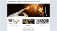 Desktop Screenshot of elektryczneinstalacje.com.pl