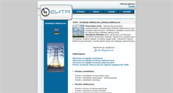 Desktop Screenshot of elektryczneinstalacje.com